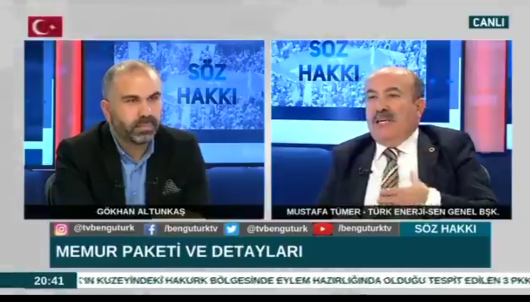 Türkiye Kamu-Sen Üniversiteli İşçilerin yanında