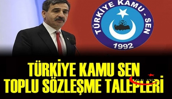 Türkiye Kamu-Sen 6. Dönem Toplu Sözleşme Talepleri