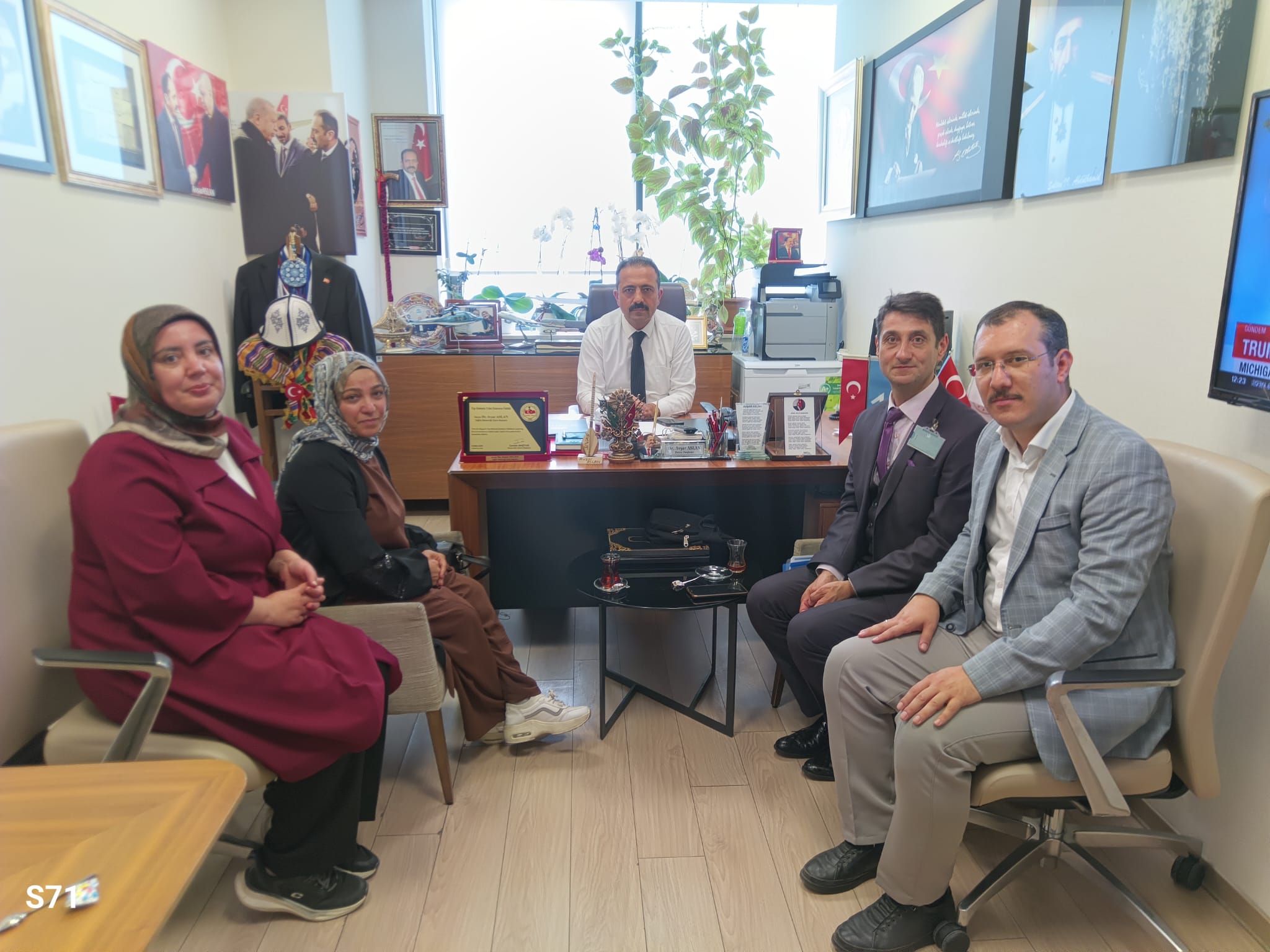 Derneğimizden Sağlık Bakanlığı Daire Başkanı Avşar ASLAN’a Resmi Ziyaret